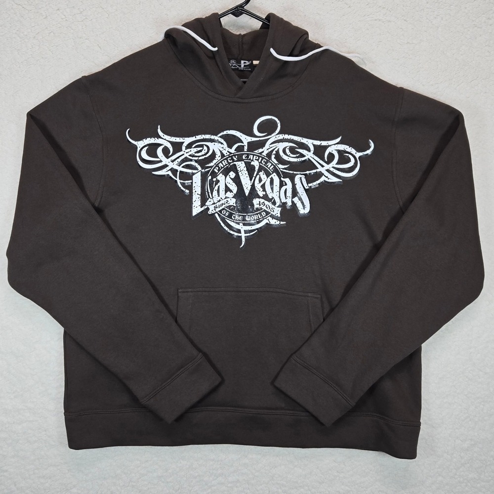 Peace Apparel Las Vegas‎ Tribal Graphic Egyptian Cotton Hoodie  Men 2XL
